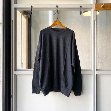 COMOLI　ウール天竺 長袖クルー