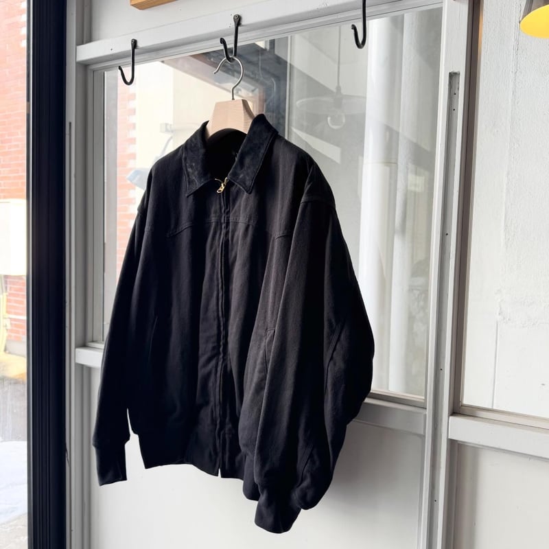 comoli 26ss ブラックドリル ジップジャケット size1 COMOLI (コモリ) ブラックドリル ジップジャケット