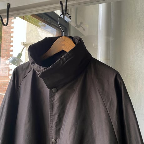 COMOLI　コットンシルク フーデッドコート