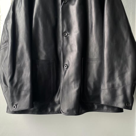 COMOLI　レザー ワークジャケット