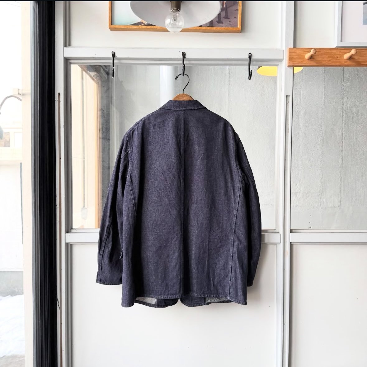 COMOLI ネイビーデニム ジャケット | Less Higashikawa