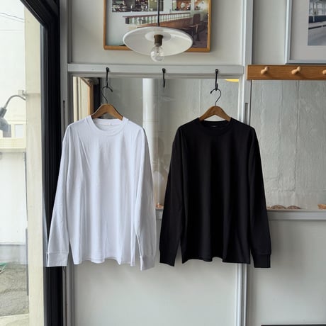 COMOLI　コットンジャージ 長袖Tシャツ