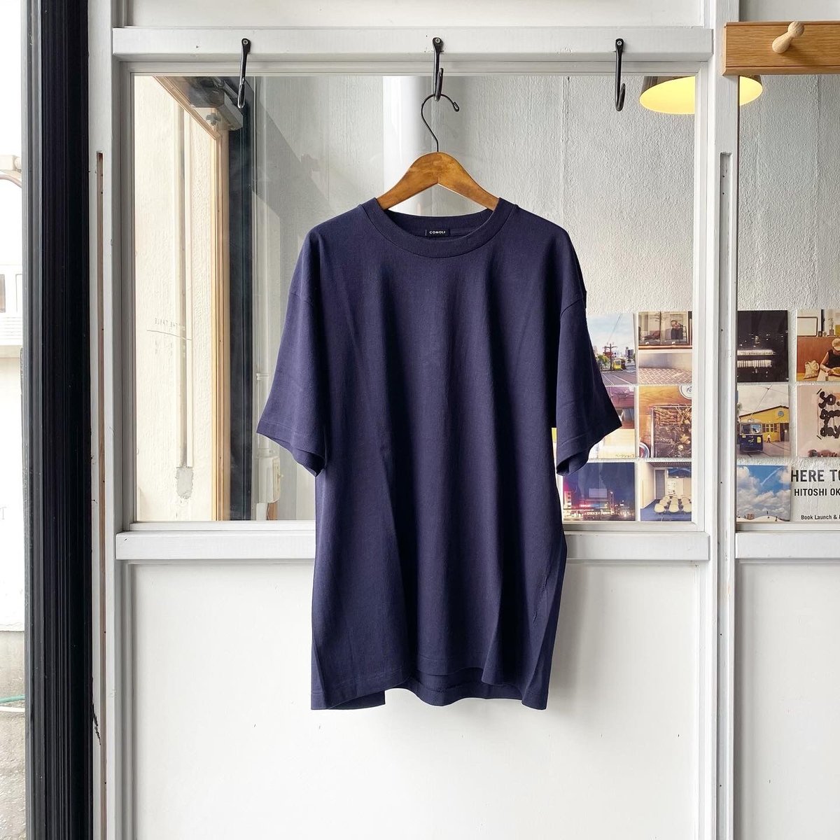 23SS comoli 空紡天竺 長袖Tシャツ NAVY 4 COMOLI 空紡天竺長袖Tシャツ 購入レビュー【2023SS】 | めもぶろ