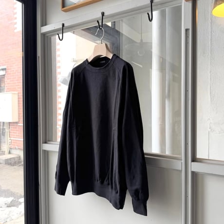 COMOLI　LWコットン裏毛 クルーネック