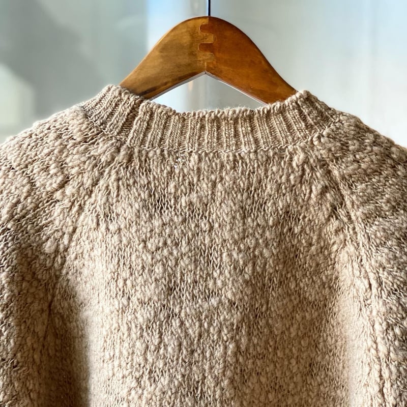 AURALEE - AURALEEオーラリー★ローゲージニットガウン AURALEE WOOL SLUB KNIT P/O A21AP01SY (mens) |