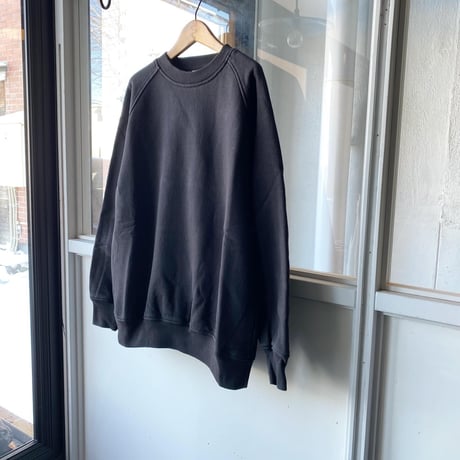 COMOLI　コットン裏毛 クルーネック
