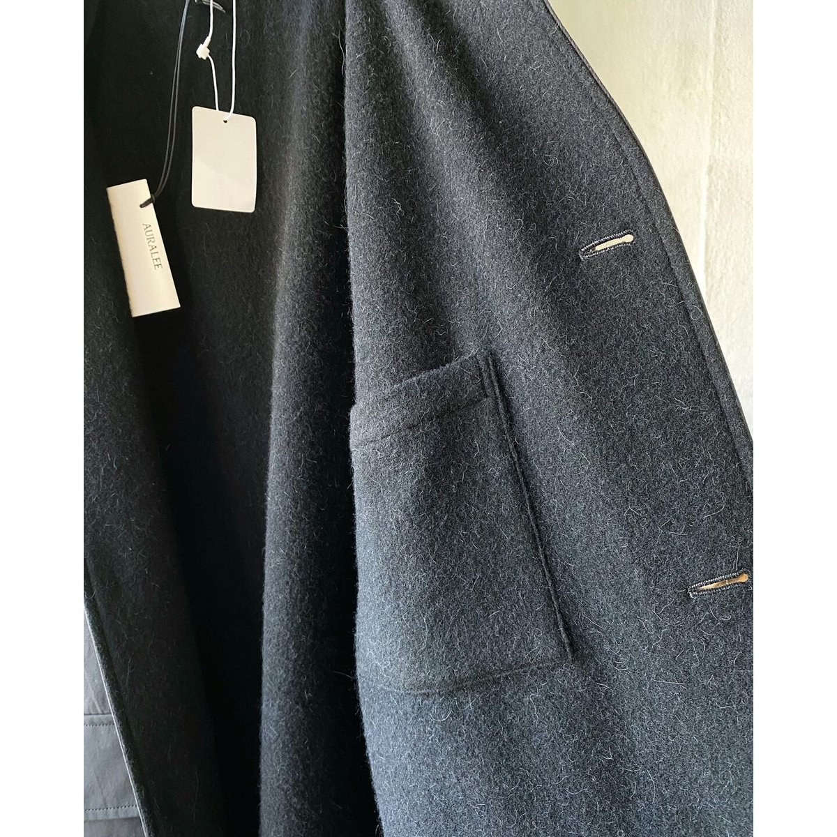 AURALEE オーラリー FINX HARD TWIST GABARDINE AURALEE FINX HARD TWIST GABARDINE BLOUSON | L