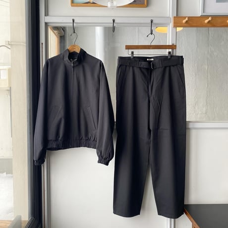 AURALEE　WASHED FINX SILK CHAMBRAY BLOUSON