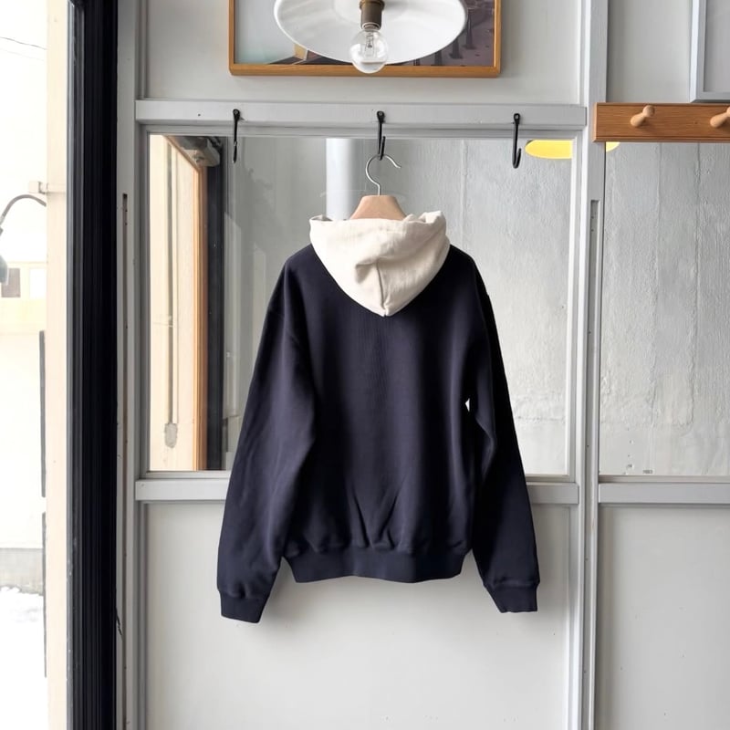 AURALEE SMOOTH SOFT BD SWEAT P/O PARKA | Less