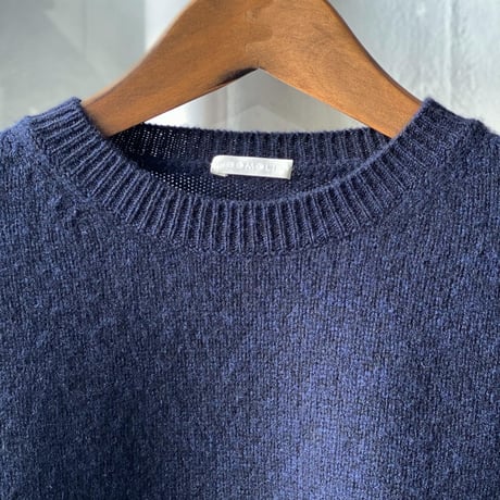 COMOLI   ラムズウール クルーネックニット