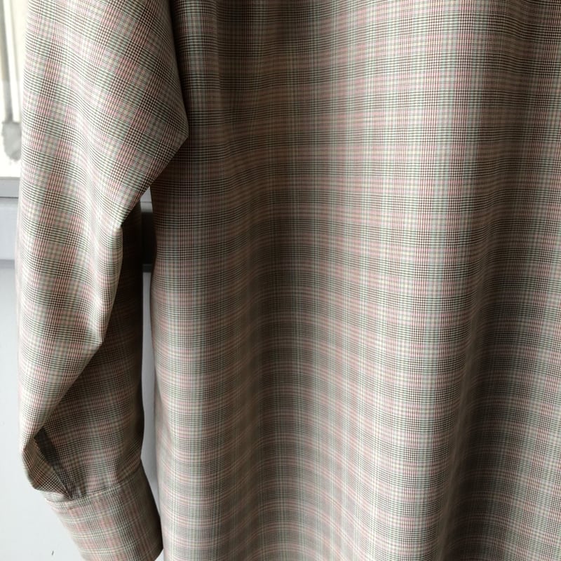 AURALEE SUPER LIGHT WOOL CHECK SHIRTS A20SS01L
