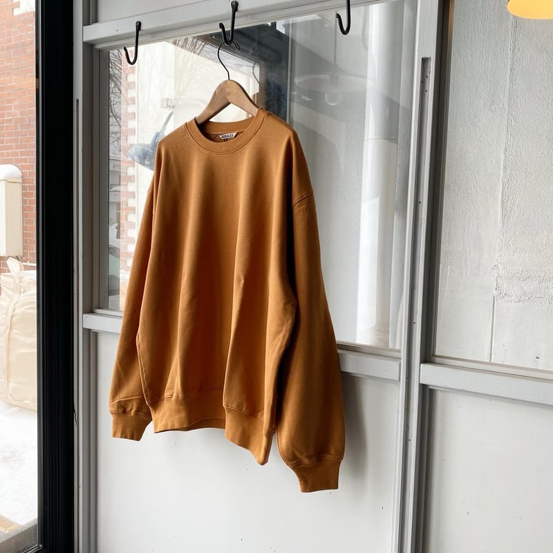 AURALEE SUPER HIGH GAUZE SWEAT P/O | Less Higa