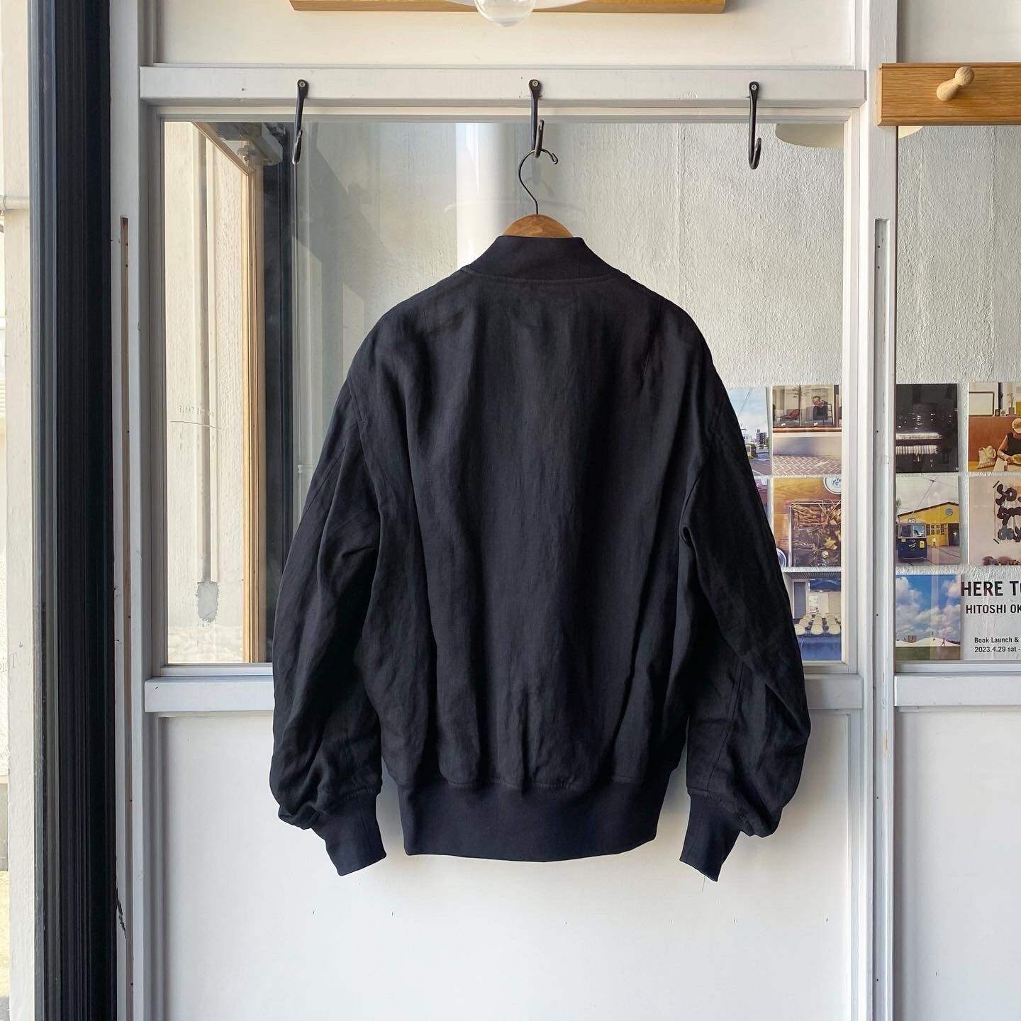 COMOLI 23SS リネンWクロス ジップブルゾン 白 サイズ 2 original