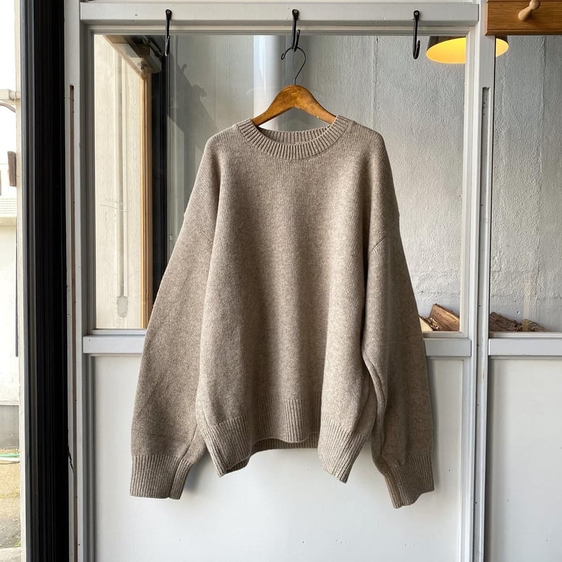 stein EX FINE LAMBS CREW NECK KNIT LS - S