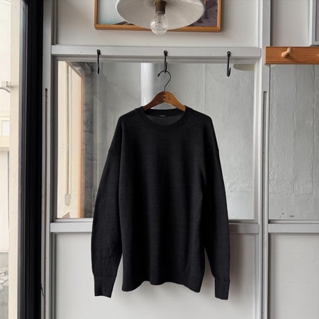 COMOLI　7G クルーネックニット