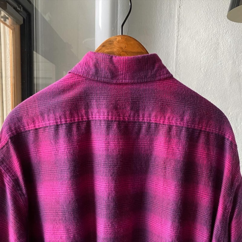 COMOLI 21AW ウールシルクシャツ ピンク COMOLI ウールシルク ワークシャツ | Less Higashikawa