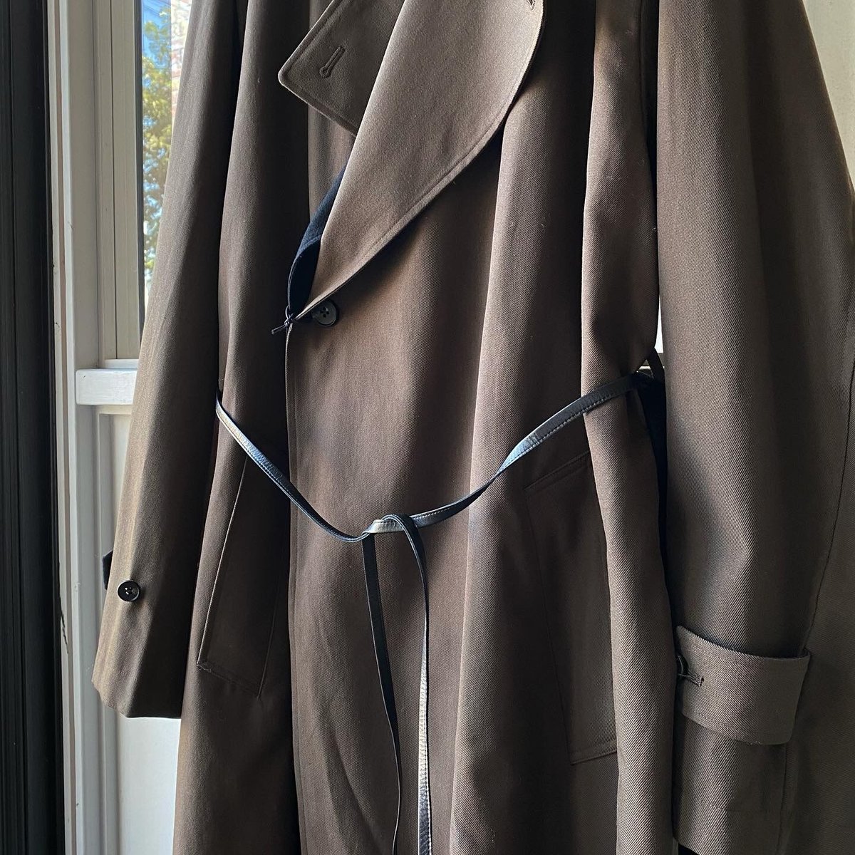 stein DOUBLE LAPELED DOUBLE BREASTED COAT stein DOUBLE LAPELED DOUBLE BREASTED COAT