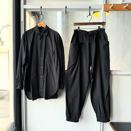 COMOLI　オックス ドローストリングパンツ