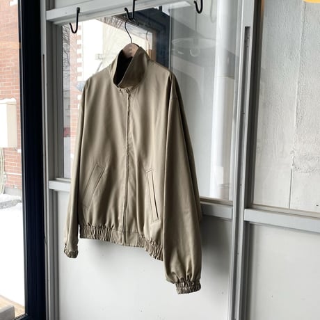 AURALEE　WASHED FINX SILK CHAMBRAY BLOUSON
