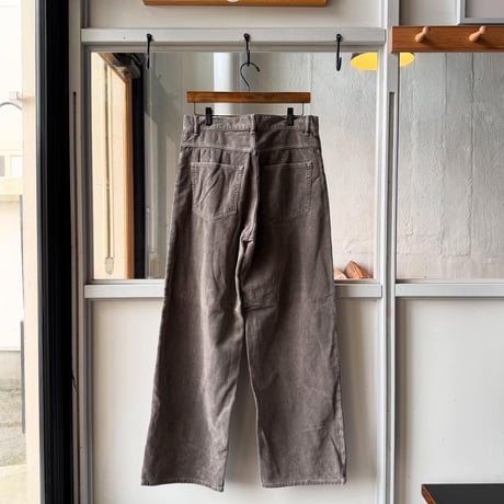AURALEE　PIGMENT DYED FINX CORDUROY WIDE 5P PANTS
