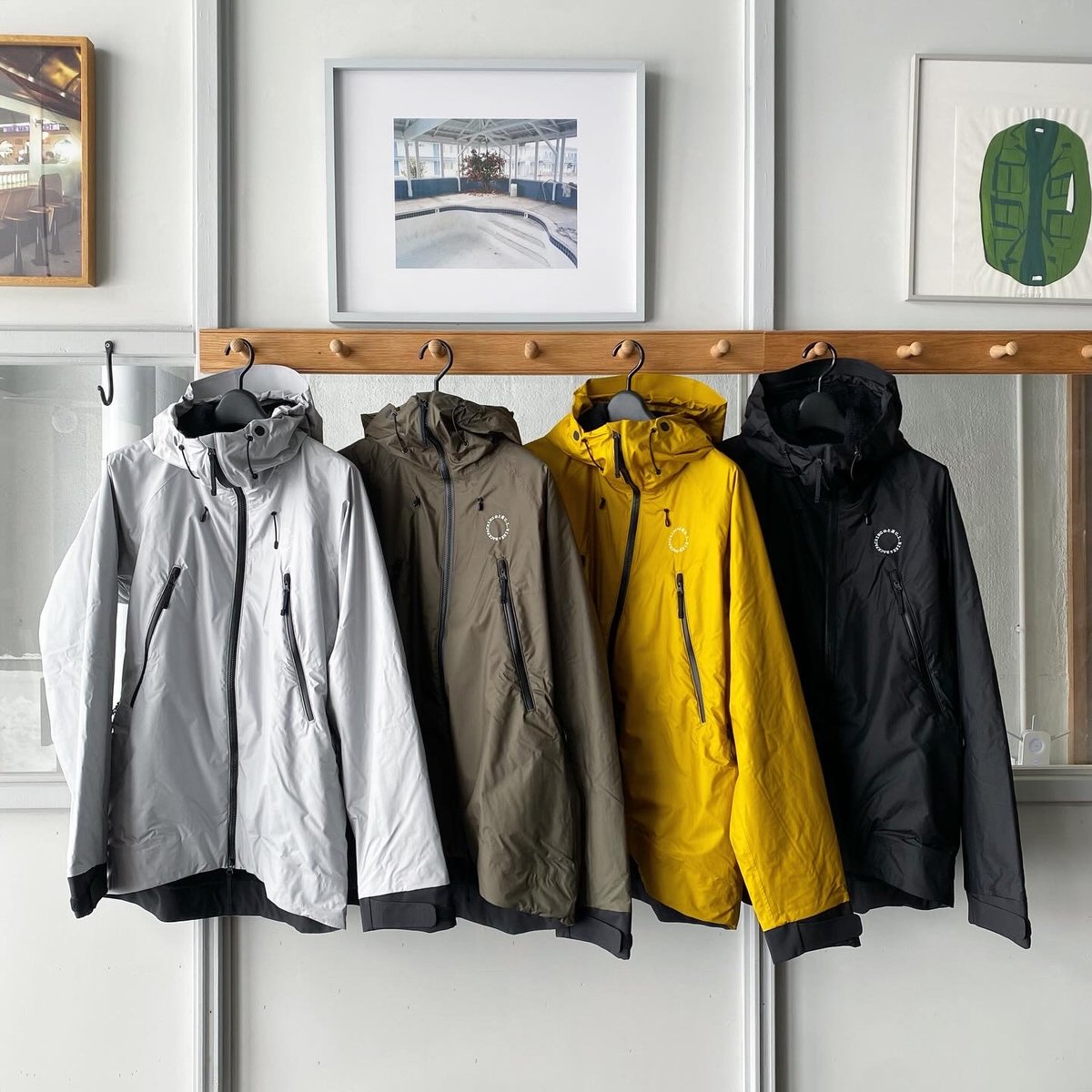 山と道　All-weather Alpha Jacket Sサイズ　ブラック 山と道 / All-weather Alpha Jacket - SALT