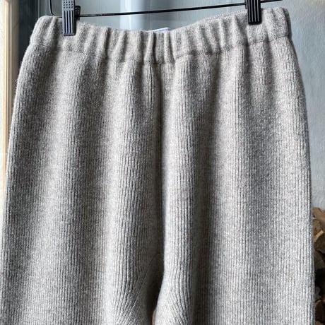 YAECA 【STOCK】 ウールリブ ニットタイツ