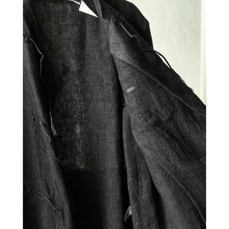 COMOLI  リネン スタンドカラージャケット