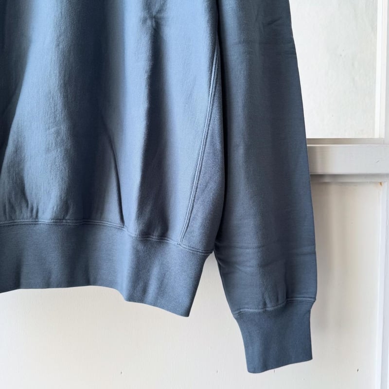 AURALEE ELASTIC HIGH GAUGE SWEAT P/O | Less Hi