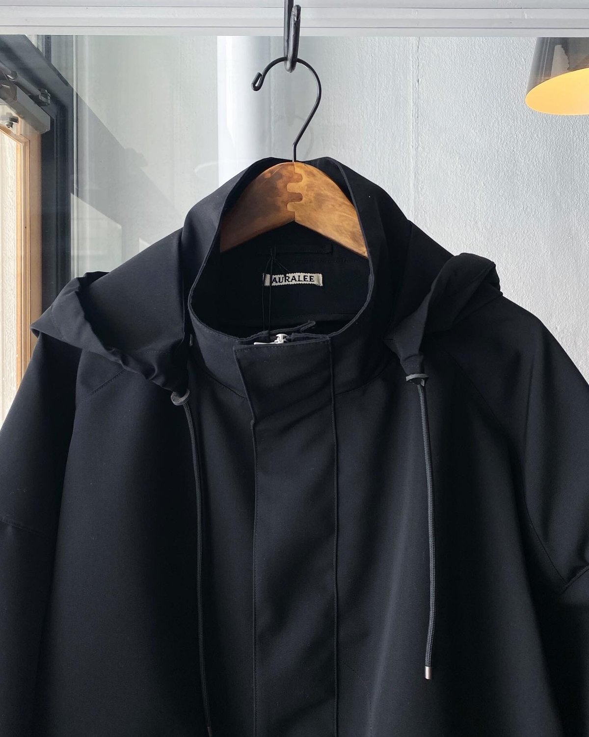 AURALEE WOOL MAX CANVAS HOODED BLOUSON | Less AURALEE WOOL MAX CANVAS HOODED BLOUSON | Less