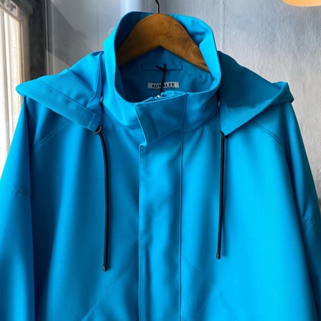 AURALEE 　WOOL MAX CANVAS HOODED BLOUSON