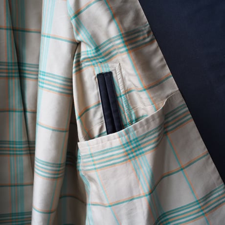 AURALEE  COTTON SILK GABADINE LONG SOUTIEN COLLAR COAT (Mens)