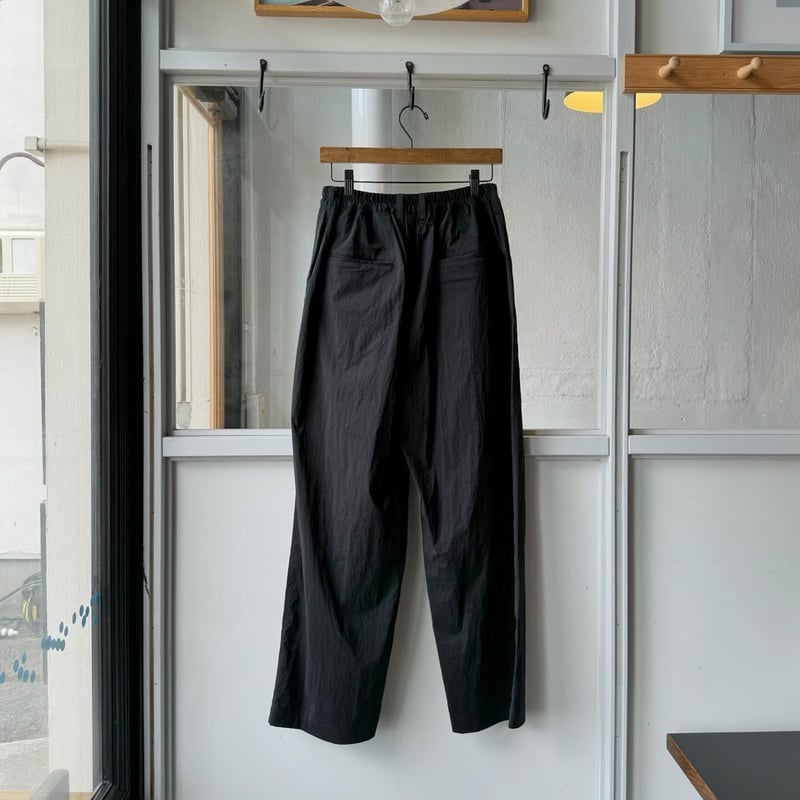 ssstein WINDPROOF NYLON EASY WIDE TROUSERS |