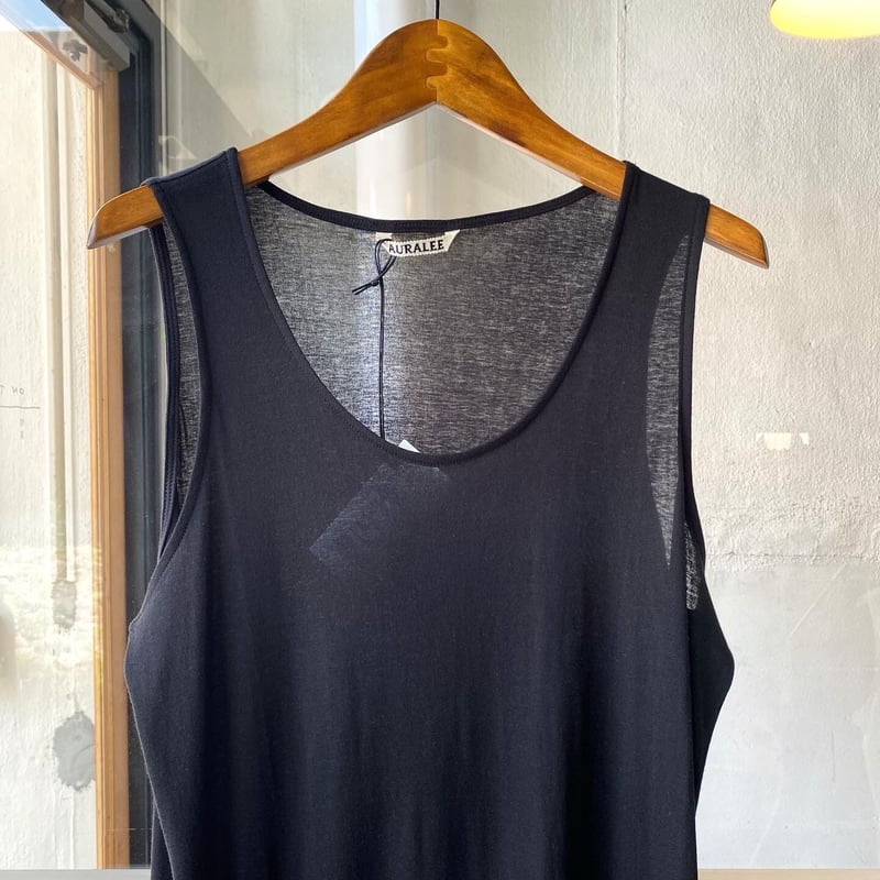 AURALEE GIZA SUPER HIGH GAUGE SHEER RIB TANK | AURALEE GIZA SUPER HIGH GAUGE SHEER RIB TANK |