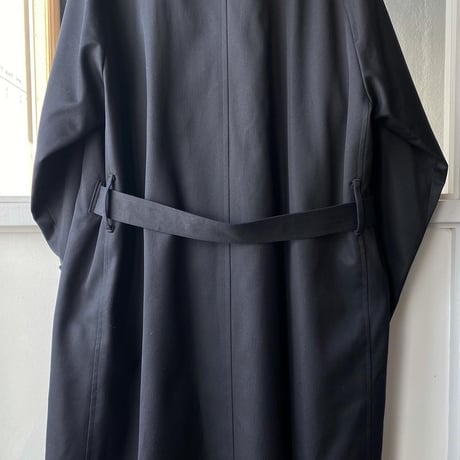 COMOLI　コットンギャバ　タイロッケンコート  （BLACK)