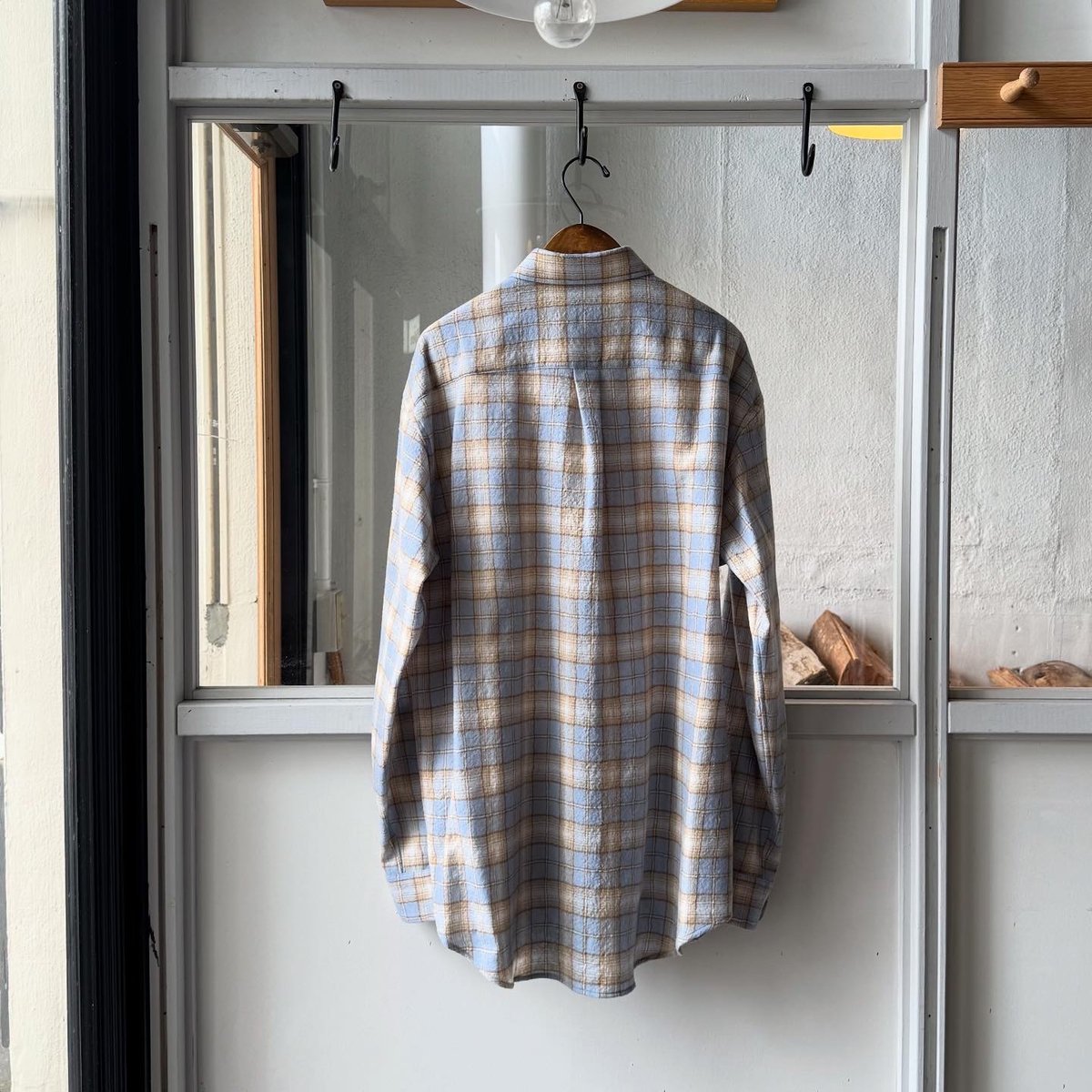 AURALEE AIRY WOOL CHECK SHIRT | Less Higashikawa