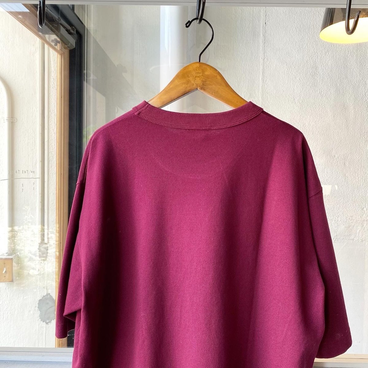 トップス AURALEE SUPERFINECOTTONPIQUEBIGPOLOSHIRT AURALEE SUPER FINE COTTON SALT SHRINK PIQUE BI
