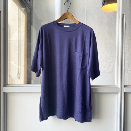 COMOLI ウール天竺 半袖クルー