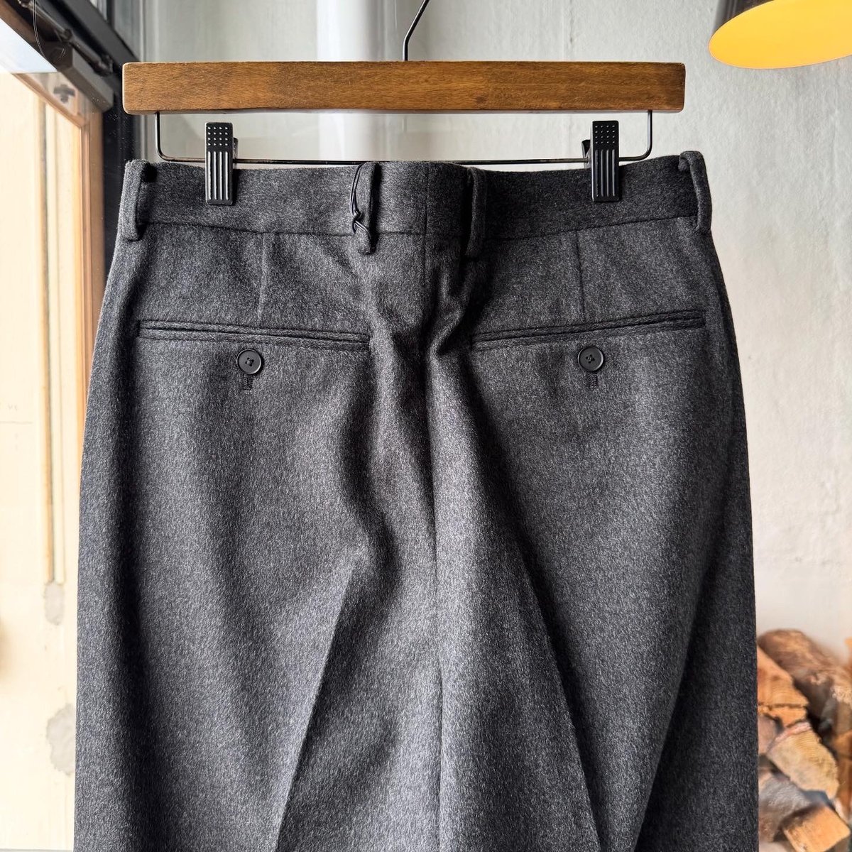 【新品】オーラリー　カシミヤモールスキンツータックスラックス CASHMERE MOLESKIN TWO-TUCK SLACKS – COVERCHORD