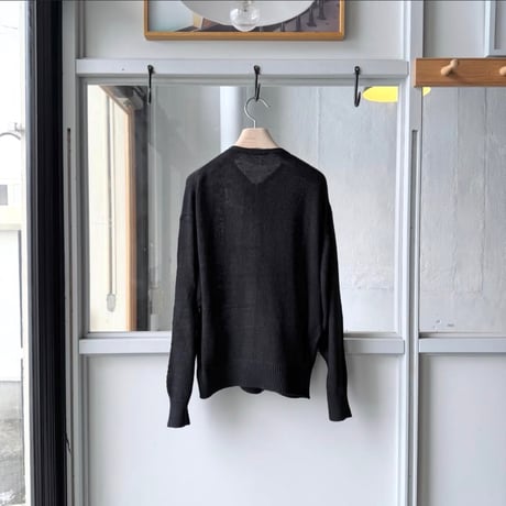 COMOLI　8G ジップカーディガン