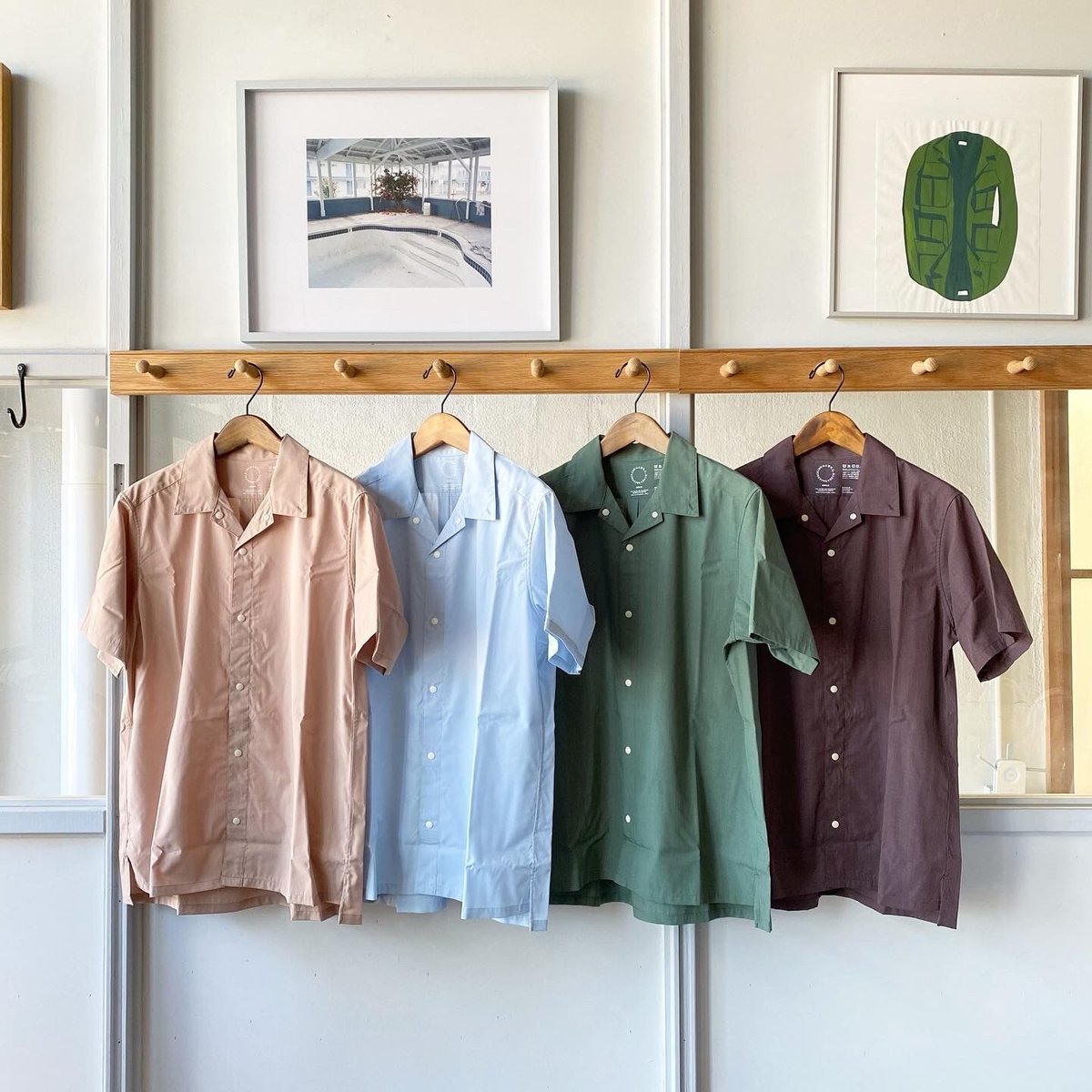 山と道 バンブー シャツ L Bamboo short sleeve shirt - シャツ