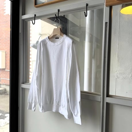 COMOLI　LWコットン裏毛 クルーネック