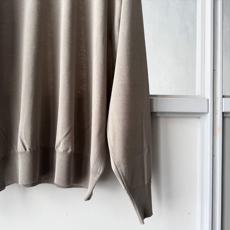 ssstein　  WOOL SILK KNIT TUCKED LS  -  ST.1146