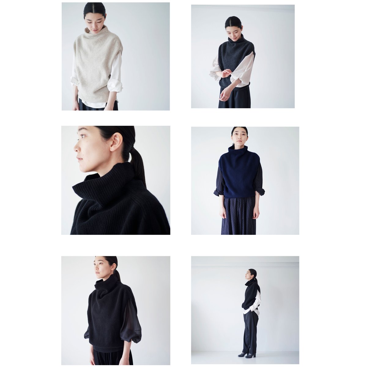 fruits of life」ニットベスト | Daja <fruits of life>リブニット