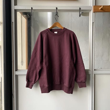 COMOLI　コットン吊裏毛 クルーネック