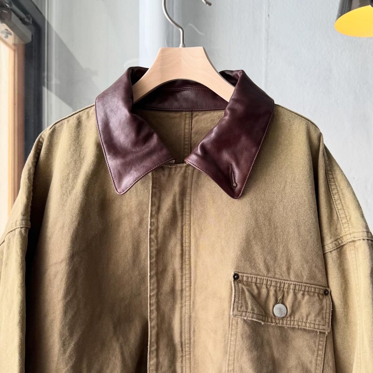SULFUR DYED OXFORD VINTAGE JACKET Sサイズ fit=scale-down,w=1200