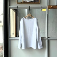 COMOLI　コットンジャージ ボートネック