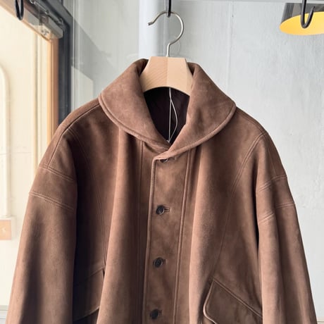 AURALEE　SILKY GRAIN SUEDE BLOUSON