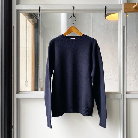 COMOLI   ラムズウール クルーネックニット