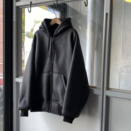 COMOLI　シープスキン ジップパーカ
