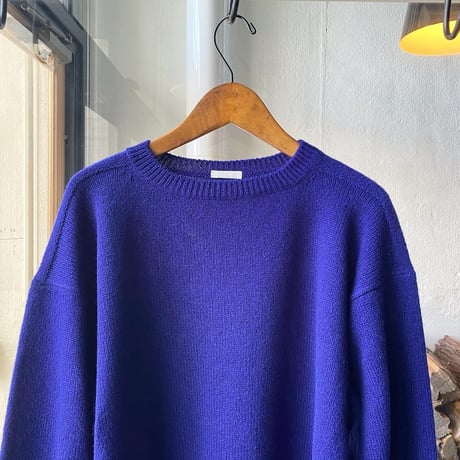 COMOLI  ラムズウール ガンジーネックニット